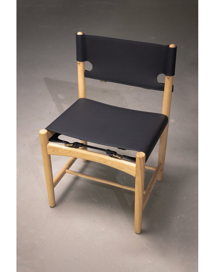 The Wooden Leather Chair