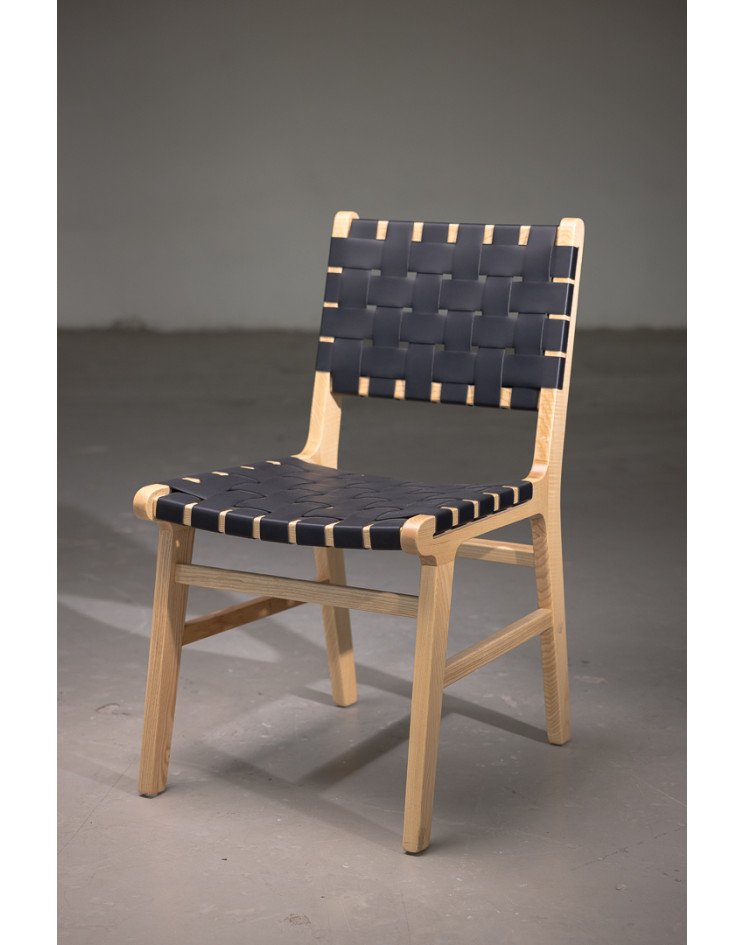 The Leather Net Chair