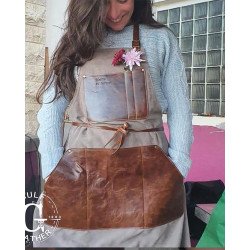 Fabric And Leather Apron