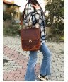 English Satchel Bag with Buckle